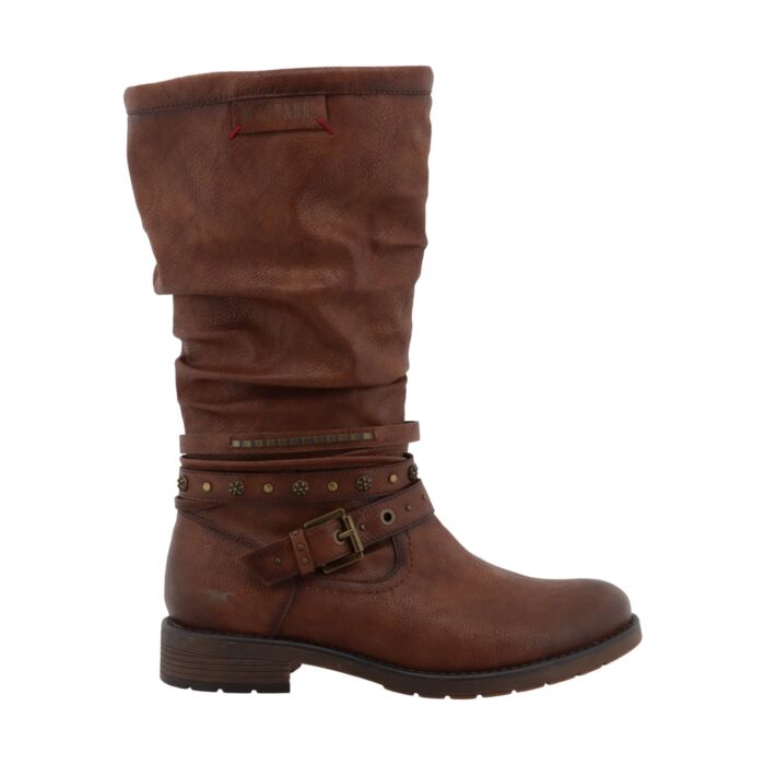 Mustang Langschaftstiefel cognac