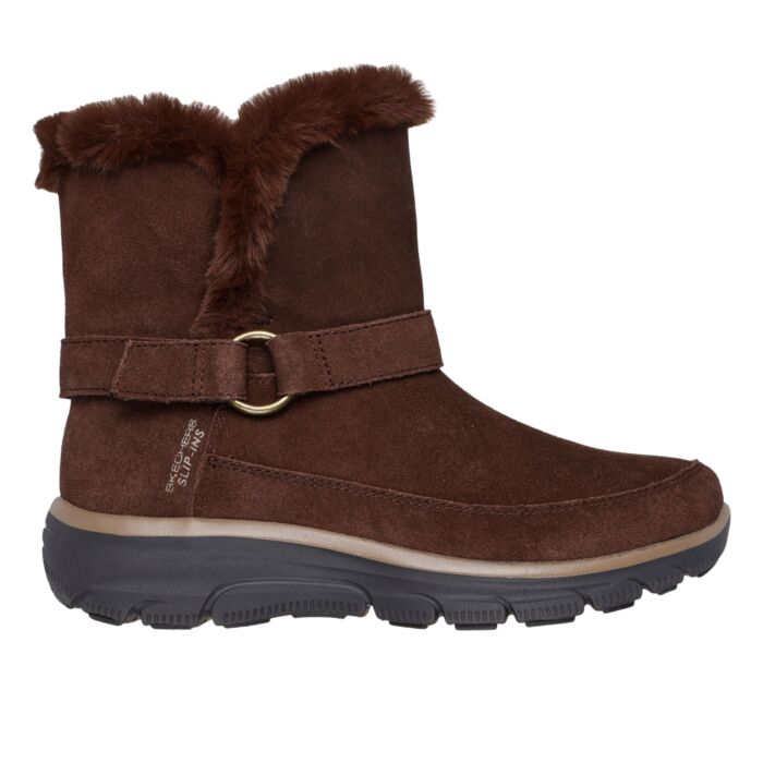 Skechers Slip INS Stiefel für Damen braun