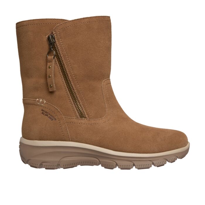 Skechers Slip INS Stiefel für Damen braun