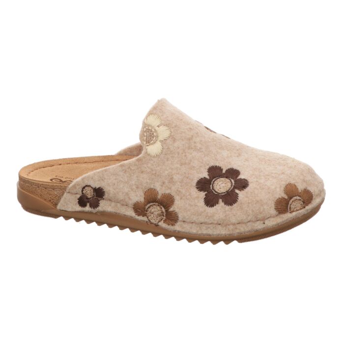 Gemini Hausschuh aus atmungsfreundlichem Filz beige