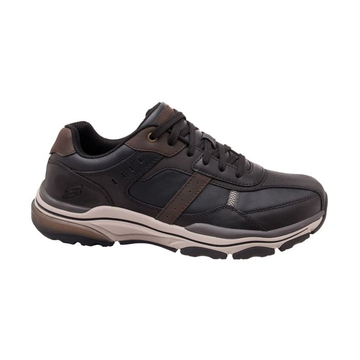 Image of Skechers Leder-Schnürschuh für Herren schwarz, 42 bei Lehner Versand Schweiz