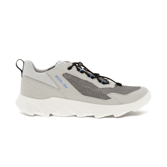 Ecco Sneaker für Herren aus atmungsaktiven Textil hellgrau