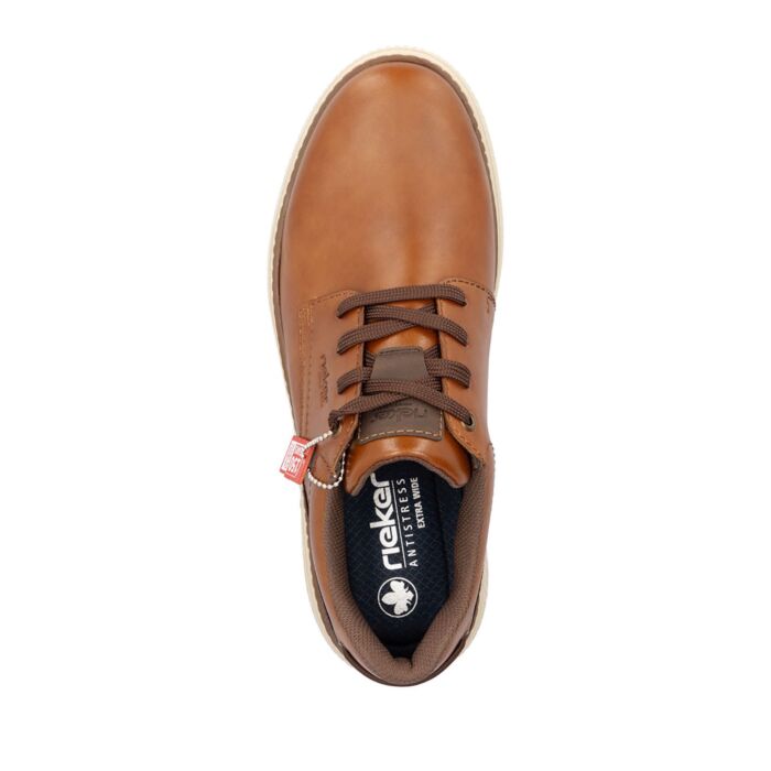 Chaussure RIEKER à lacer pour hommes en cuir lisse