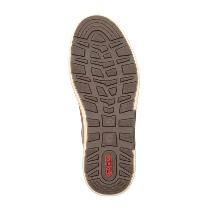 Chaussure RIEKER à lacer pour hommes en cuir lisse