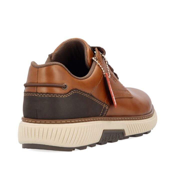 Chaussure RIEKER à lacer pour hommes en cuir lisse
