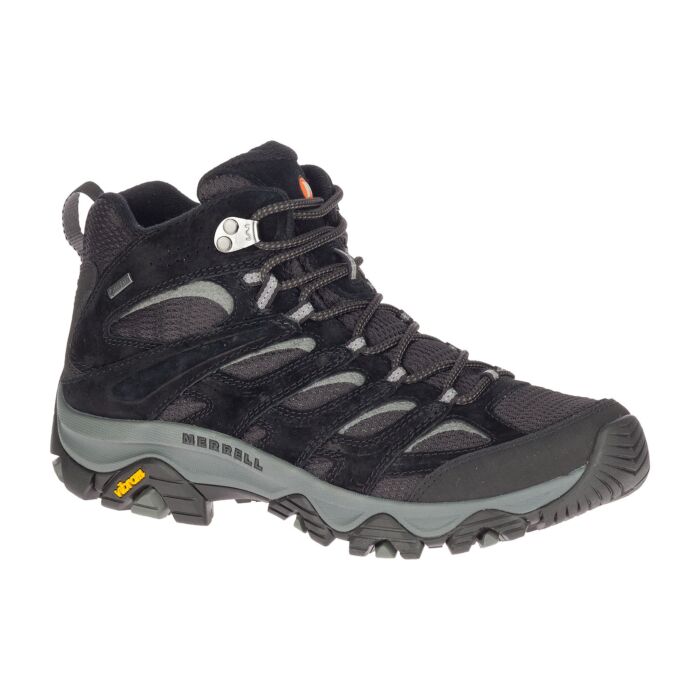 Merrell Moab 3 Mid GTX Schnürschuh für Herren schwarz-grau