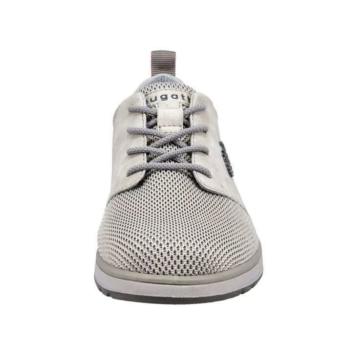 Chaussure à lacer Bugatti en Mesh respirant gris