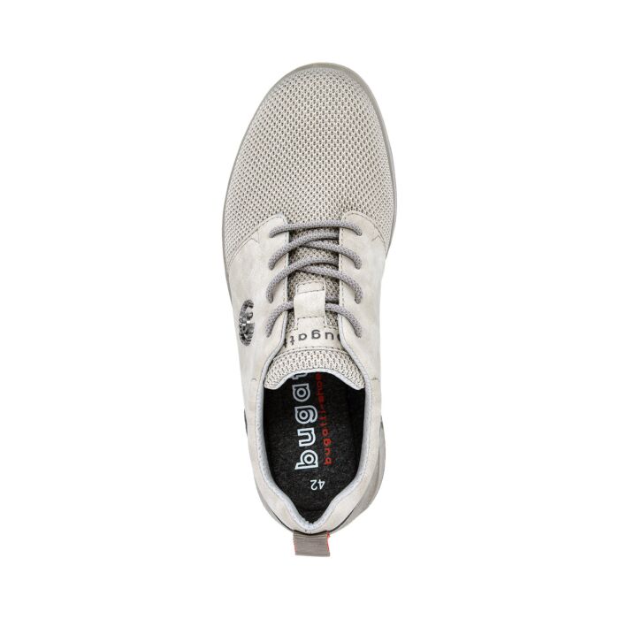 Chaussure à lacer Bugatti en Mesh respirant gris
