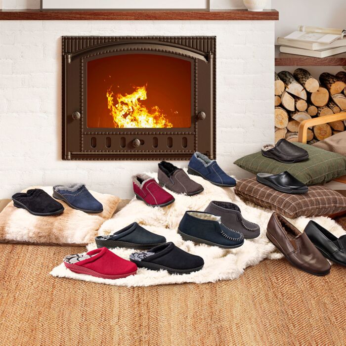 Pantoufle Rohde en cuir pour hommes ⋆ Lehner Versand