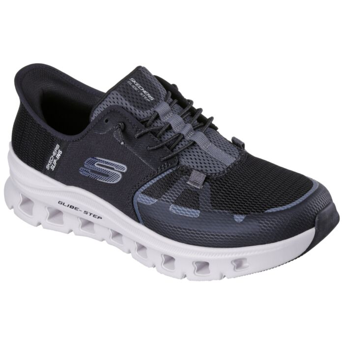 Skechers Slip INS Sneaker für Herren schwarz-weiss