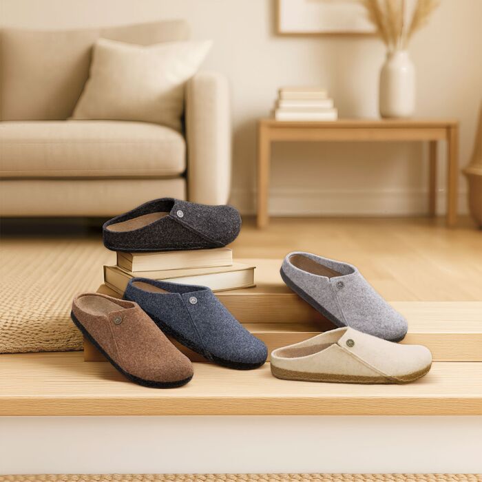 Birkenstock Hausschuh Zermatt für Damen und Herren aus Wollfilz
