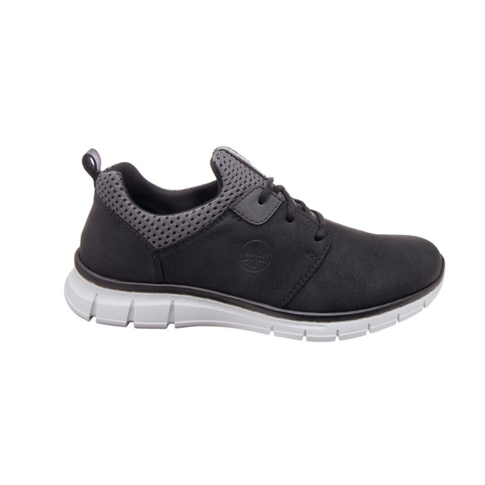 Image of Rieker Schnürschuh aus atmungsaktivem Softmaterial schwarz, 46 bei Lehner Versand Schweiz