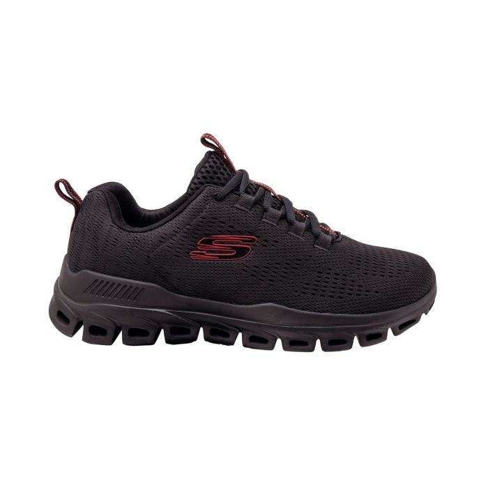 Image of Skechers Glide Step Schnürschuh für Herren schwarz-rot, 44 bei Lehner Versand Schweiz