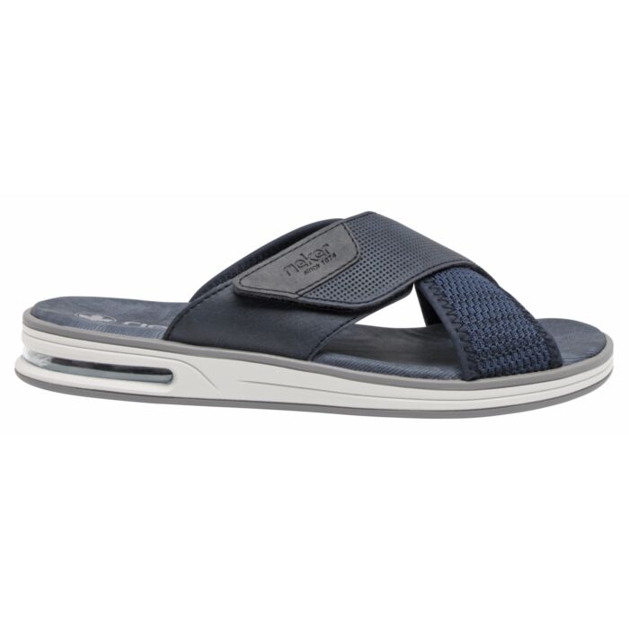 Rieker Pantolette für Herren aus Softmaterial blau