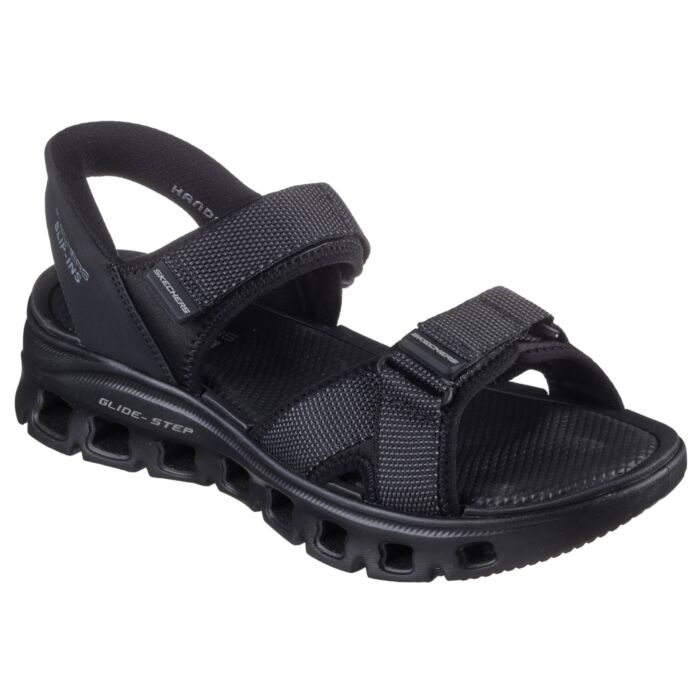 Skechers Glide Step Sandale für Herren schwarz