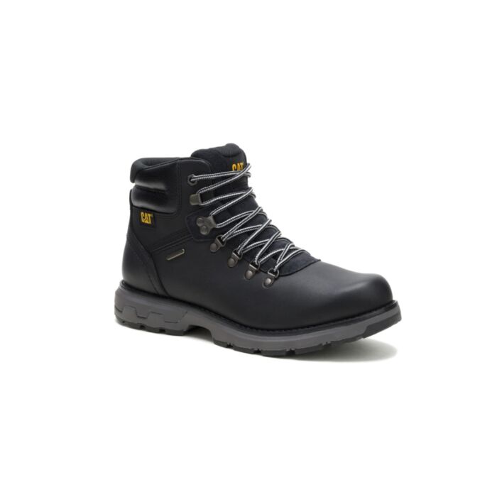 CAT Boots Pusure Hiker aus robusten Nubukleder schwarz