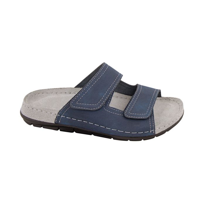 Image of Mule für Damen und Herren aus Nubukleder blau, 35 bei Lehner Versand Schweiz