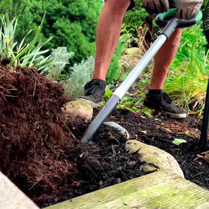 Bêche Hammersmith Rayzer Shovel tout-en-un pour le jardinage