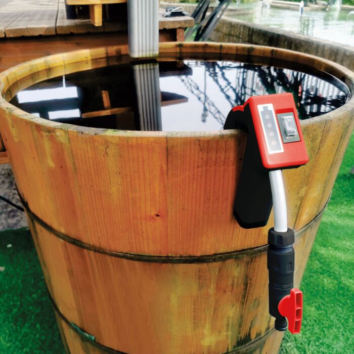Pompe à accu 12 V Li-Ion pour récupérateur de pluie