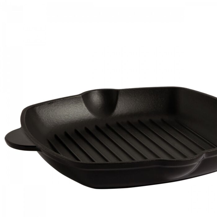 Lunasol Gusseisen-Grillpfanne emailliert