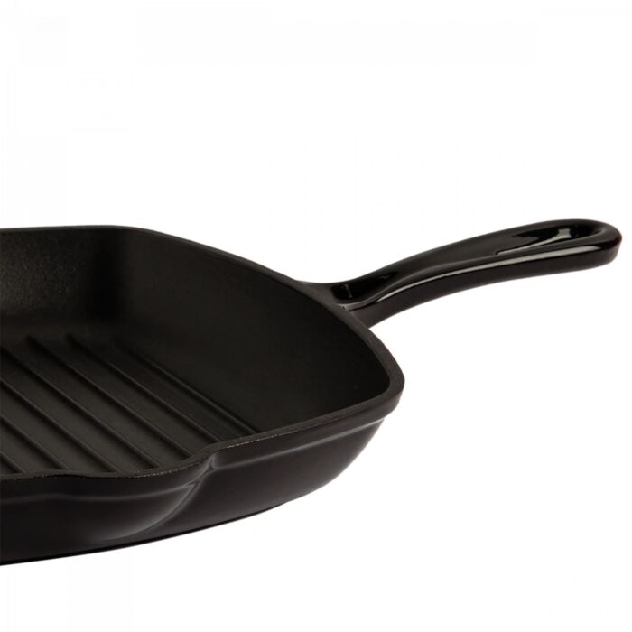 Lunasol Gusseisen-Grillpfanne emailliert