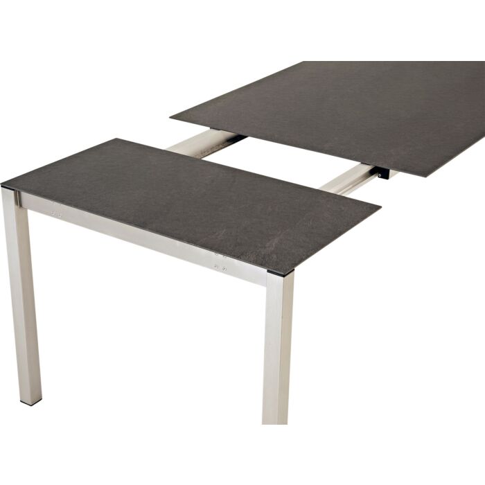 Table de jardin à rallonge Zement avec plateau en céramique
