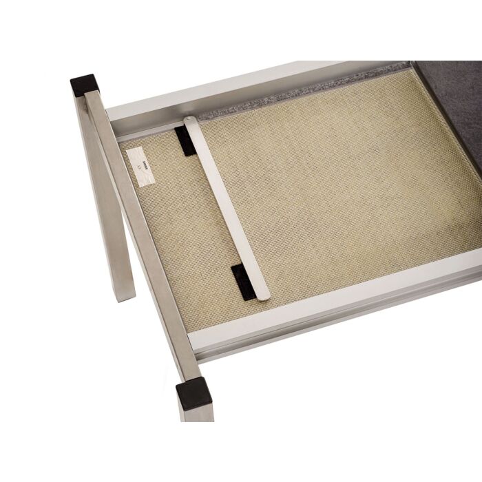Table de jardin à rallonge Zement avec plateau en céramique