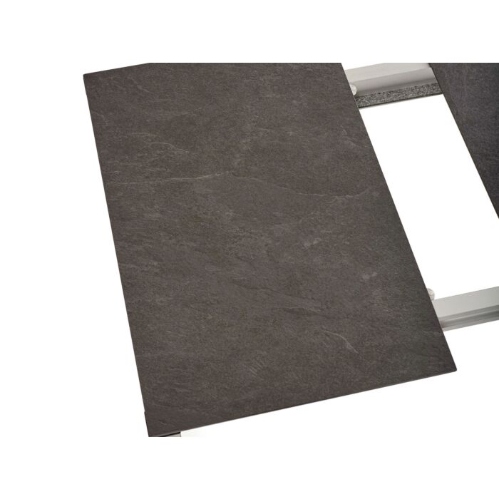 Table de jardin à rallonge Kreta-Grey avec plateau Dekton