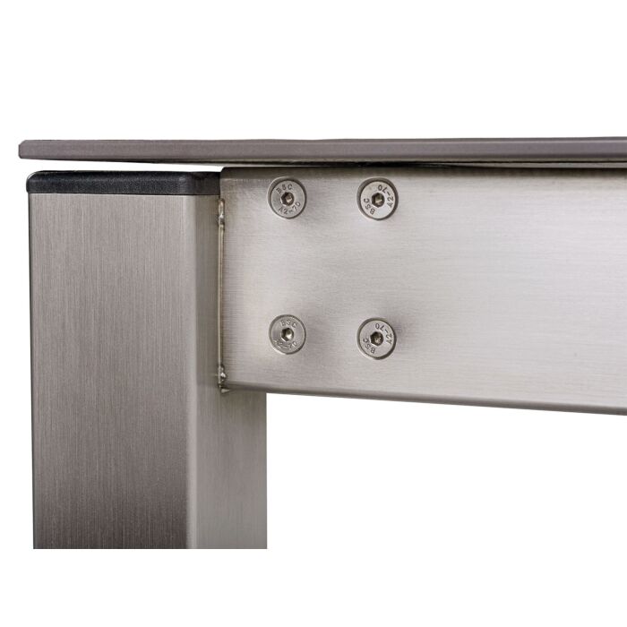 Table de jardin à rallonge Dark Moon avec plateau Dekton