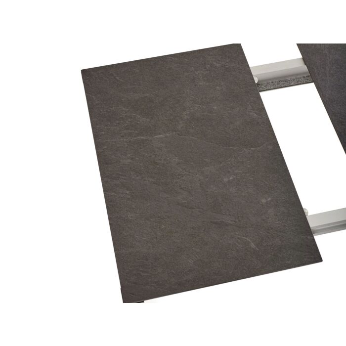 Table de jardin à rallonge Dark Moon avec plateau Dekton