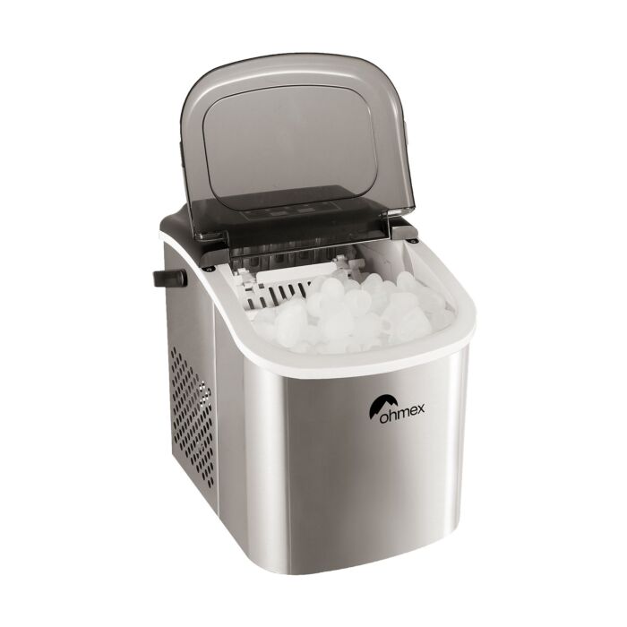 Ohmex Eiswürfelmaschine mit 1.2 Liter Wassertank