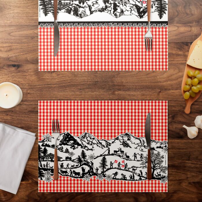 Papiertischset Swiss Tradition