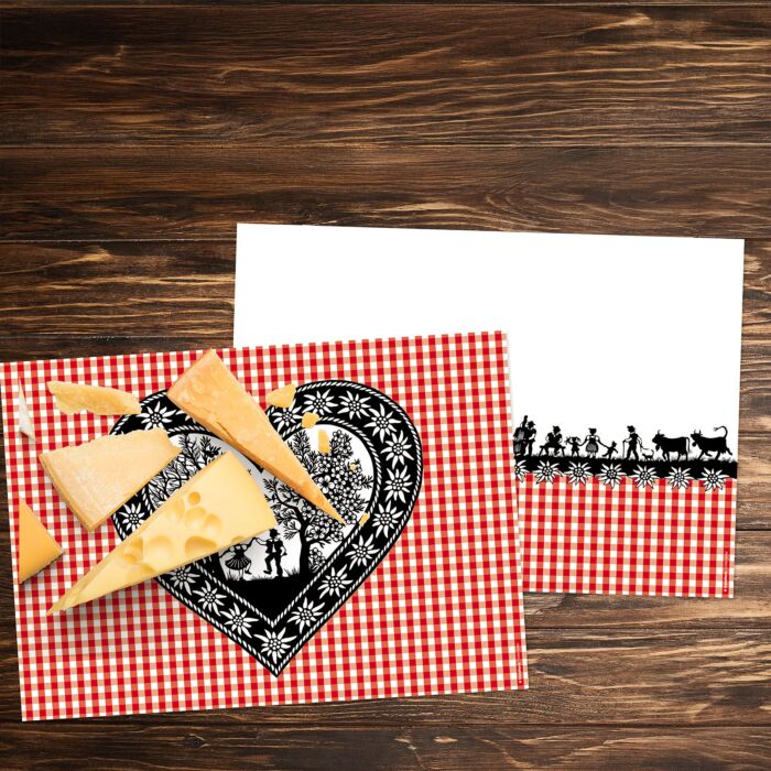 Papiertischset Swiss Tradition