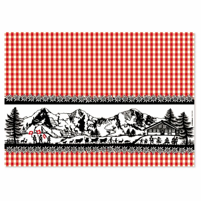 Papiertischset Swiss Tradition