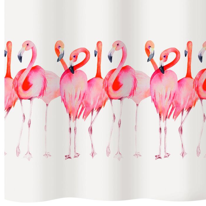diaqua Duschvorhang Textil Flamingo
