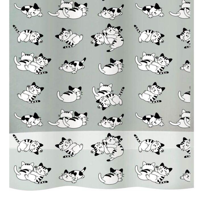 diaqua Duschvorhang Cat PEVA im Katzen-Design