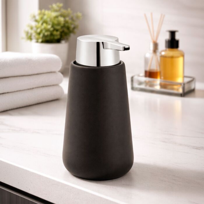 Distributeur de savon diaqua Yuma en céramique mate