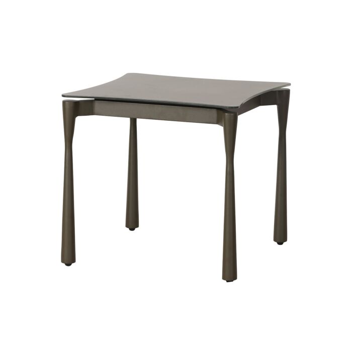 Table d'appoint Flyer avec plateau en verre impression 3D