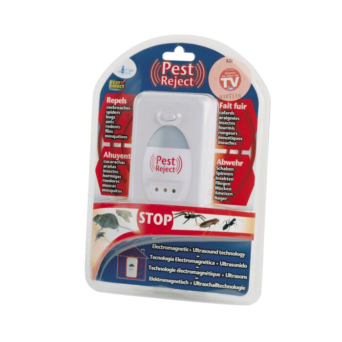 Électronique Pest Reject Magnétique Répulsif Ultrasons Anti Moustique Insecte 