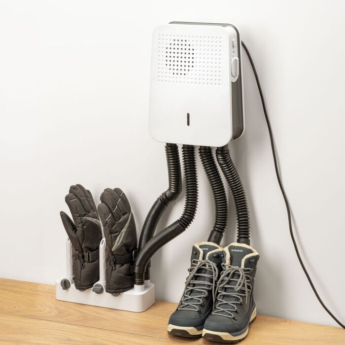 Séchoir à chaussures et à gants avec 2 niveaux de température