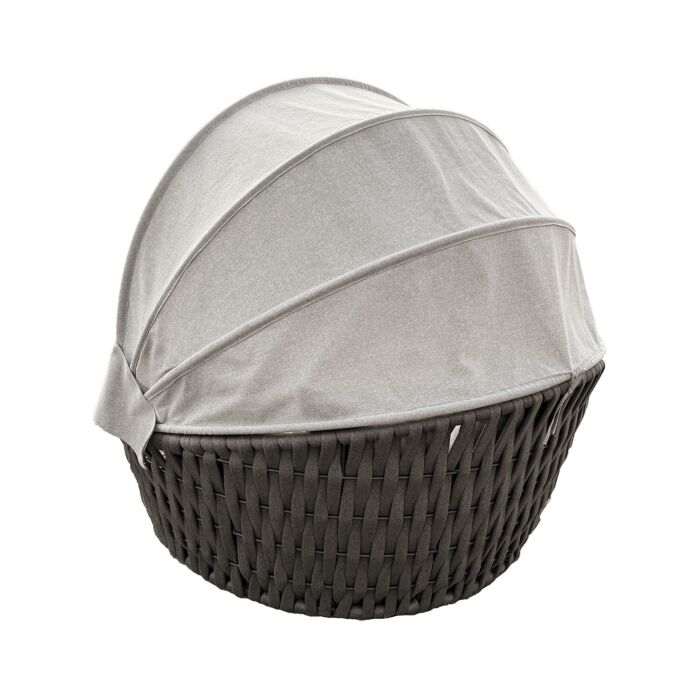 Îlot de jardin à toit pliable gris