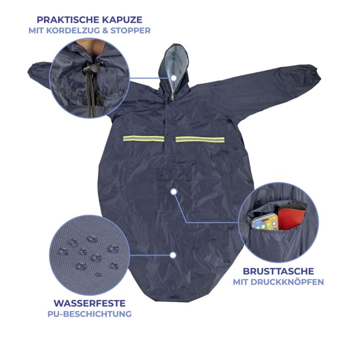 Rollstuhl-Regencape mit Ärmel main product photo