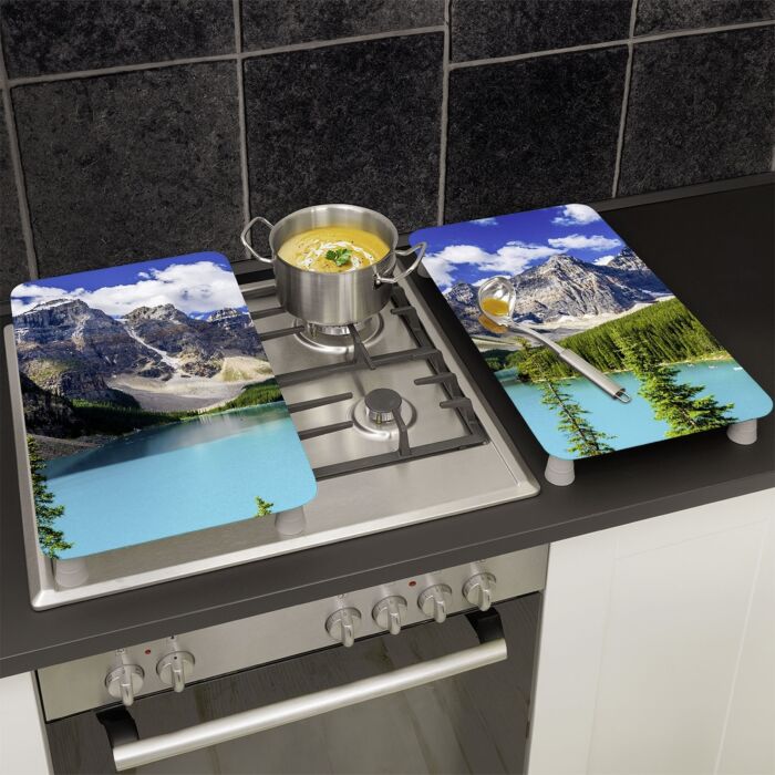 Glas-Abdeckplatten Bergsee