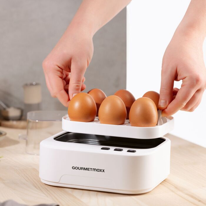 Cuiseur Gourmetmaxx pour 1 à 6 œufs