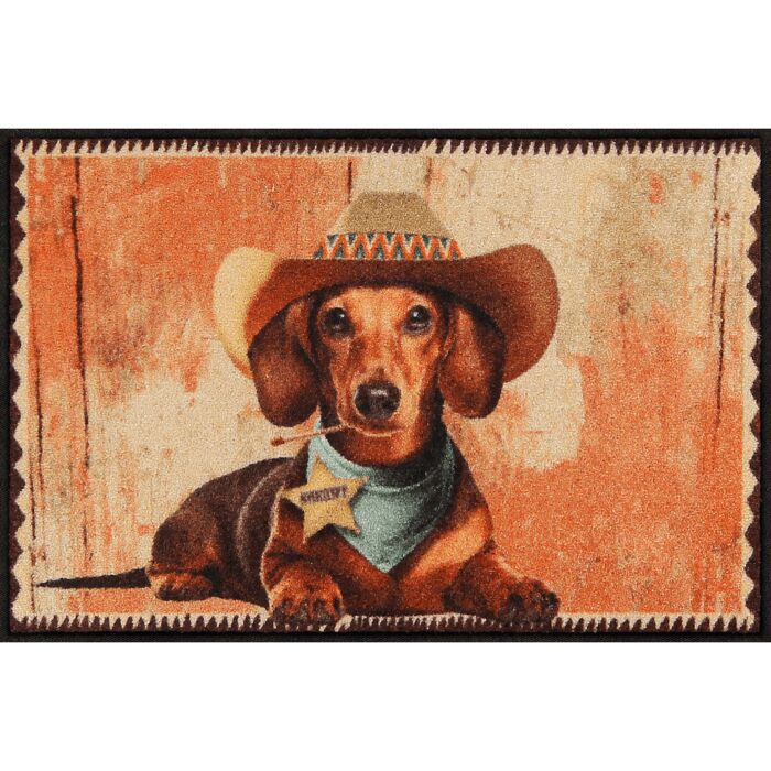 Paillasson Deputy au charmant motif de chiens 50x75 cm