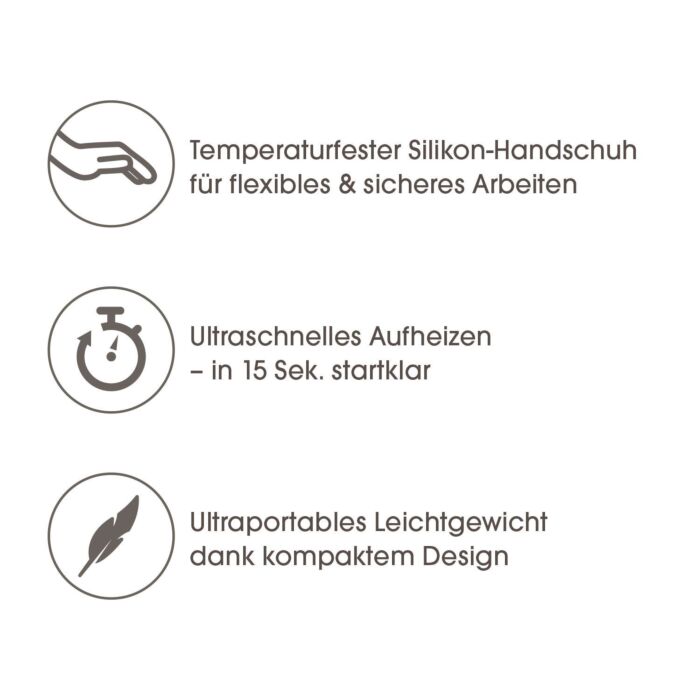 Livington Steam Touch Reinigungs-Dampfhandschuh