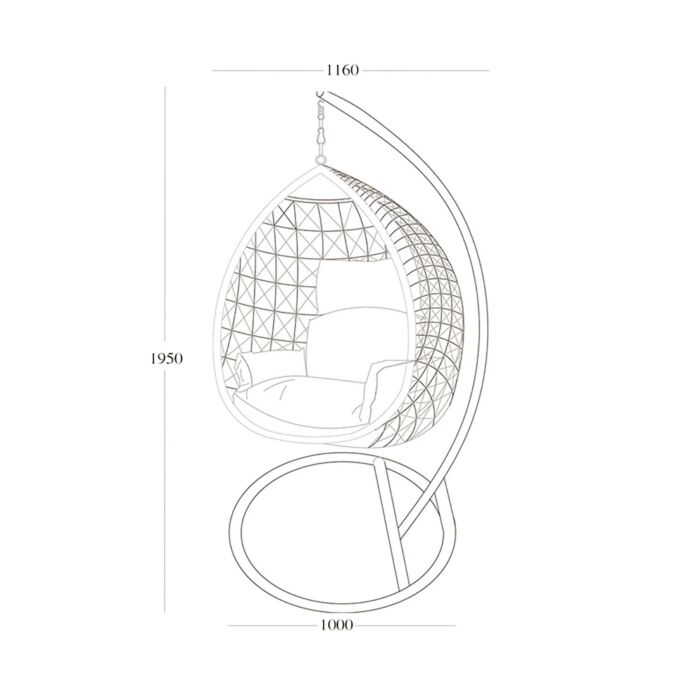 Fauteuil suspendu Gan