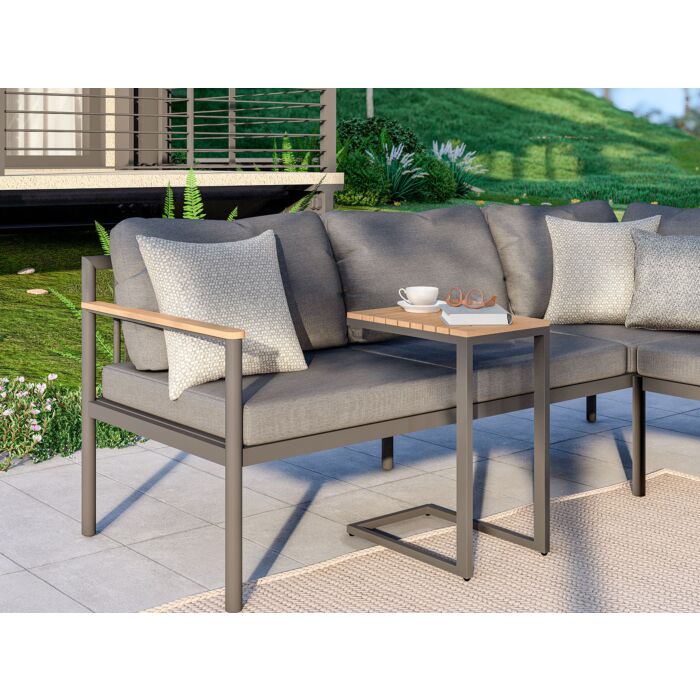 Eck-Lounge Julia mit Loungetisch