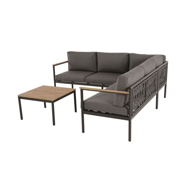 Eck-Lounge Julia mit Loungetisch