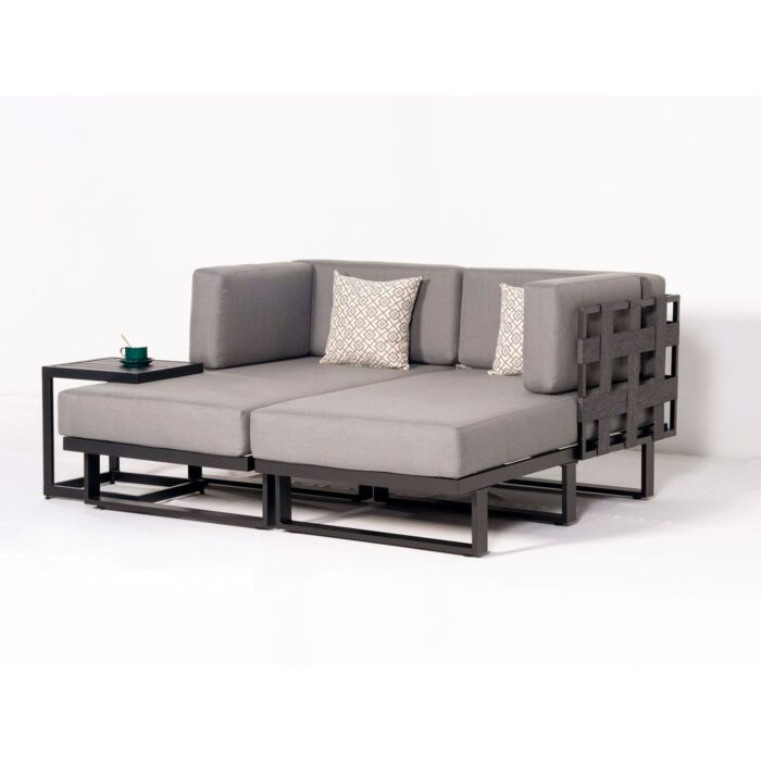 Daybed Sarah 2 Loveaseats mit Beistelltisch